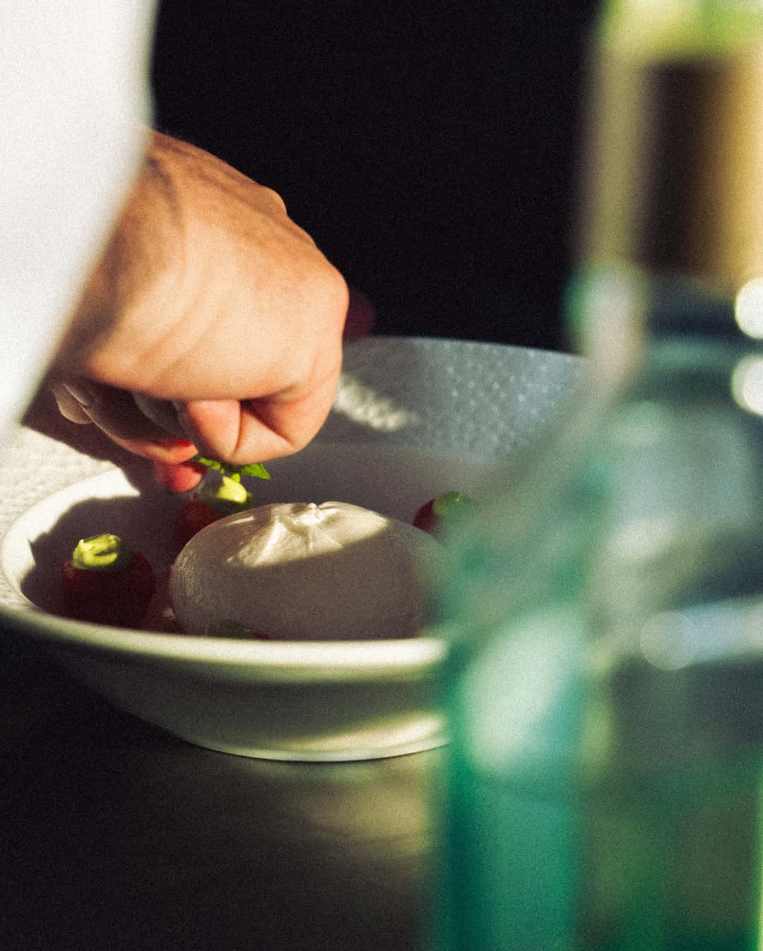 Chef plating at Brontë