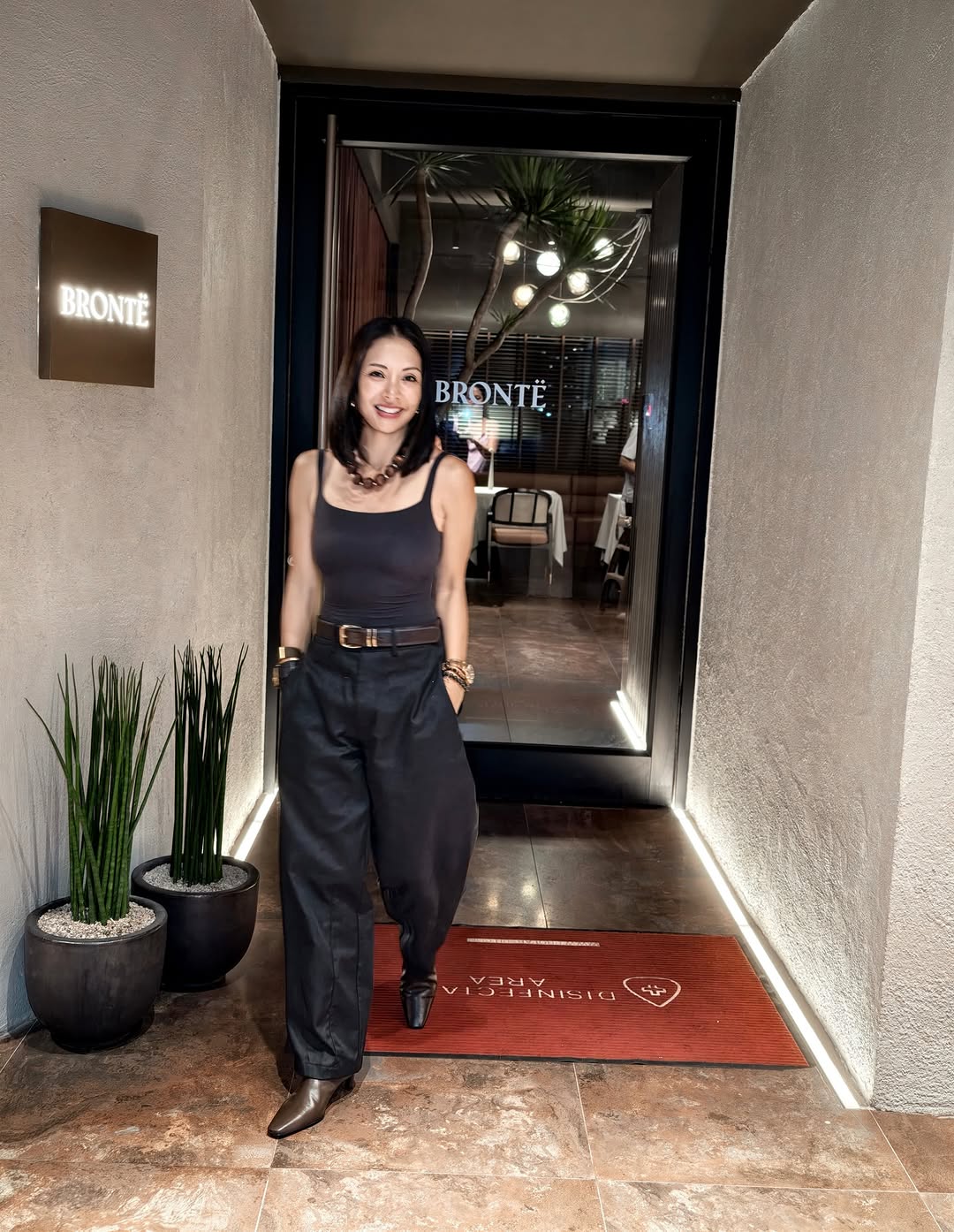 Brontë Restaurant entrance — Levanto Building, Jupiter Street, Makati